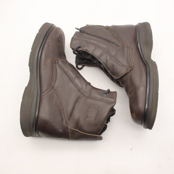 Vintage Doc Dr. Martens Men\'s UK 10 US 11 Brown Leather Combat Boots England main image 6